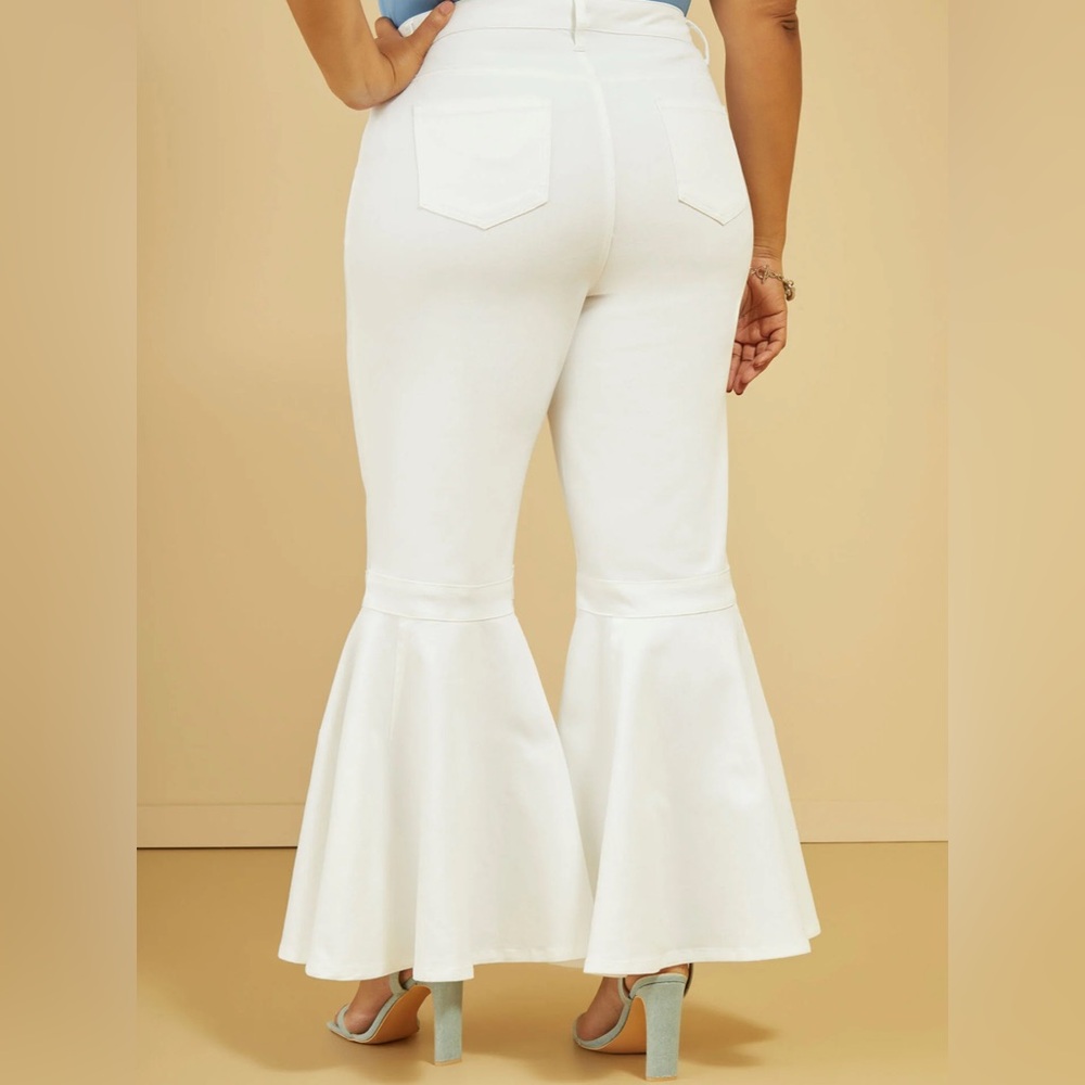 Cute White Bell Bottoms